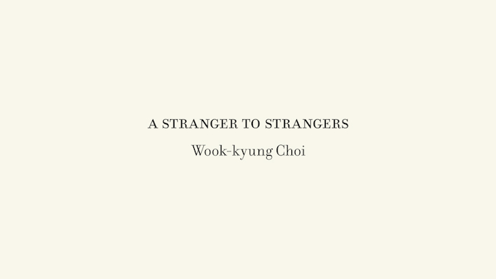 Wook-kyung Choi: A Stranger to Strangers


 