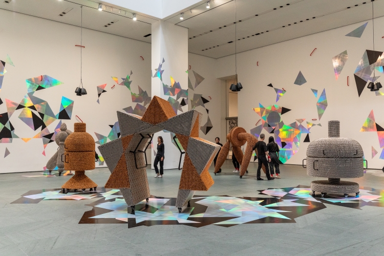 <strong>Haegue Yang Presents New Monumental Installation at Solo Exhibition titled <em>Haegue Yang: Handles</em> in Celebration of the Re-Opening of the Museum of Modern Art, New York </strong>